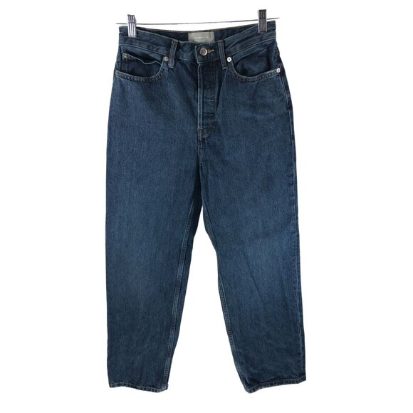 Everlane Womens Jeans The Rigid Way High Jean Button Fly Straight Leg 26 - Picture 1 of 5